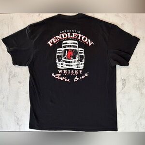 EUC Pendleton Whisky Black Let'er Buck T-Shirt Size XL